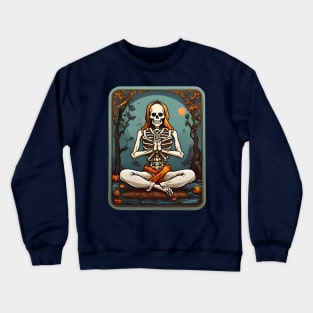 Meditation Skeleton Crewneck Sweatshirt